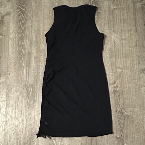 Lululemon 6 Cinch It Pima‎ Cotton Black Casual Stretchy Sleeveless Women’s Dress - Picture 4 of 9
